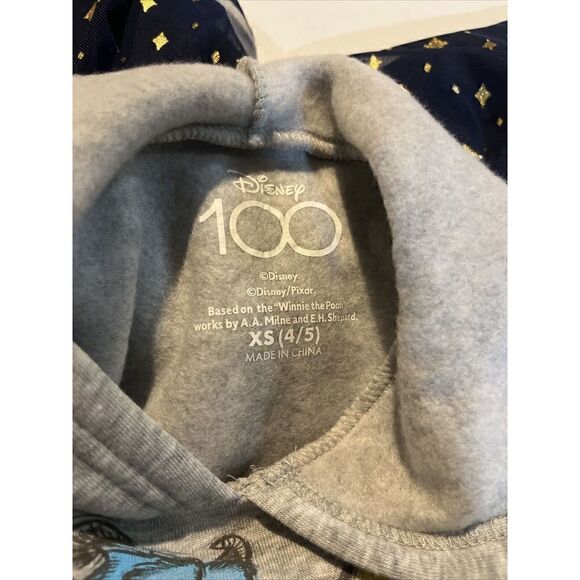 Disney Girls 100 Years Hooded Dress with Tulle Skirt Size 4/5 NWT - Picture 5 of 5